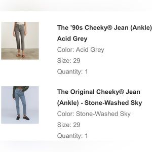 Everlane cheeky jeans brand new with tags
